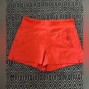 Athleta Trekkie Short Flame Orange size 10